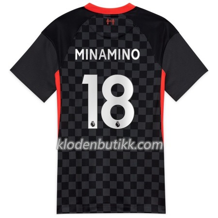 Liverpool Takumi Minamino 18 Tredje Fotballdrakt 2020-2021 Kortermet